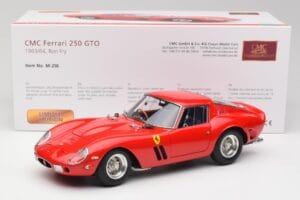 Ferrari 250 GTO London Show Červený CMC 1:18 M-256 Kov – obrázok 6 z 6