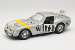Ferrari 250 GTO #172 L. Bianchi / G. Berger Tour de France 1962 Strieborný Limitovaná Edícia Bburago 1:18 3011-S1 Kov – obrázok 2 z 8