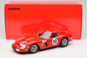 Ferrari 250 GTO #18 P. Rodriguez Daytona Continental 3 Hours Winner 1963 Kyosho 1:18 08438F Kov – obrázok 8 z 8