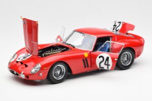 Ferrari 250 GTO #24 J. Blaton / G. Langlois 2nd 24 Hours of Le Mans 1963 Kyosho 1:18 08432C Kov – obrázok 2 z 8