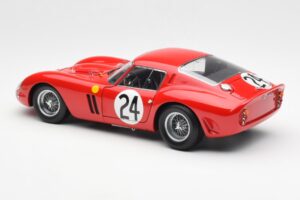 Ferrari 250 GTO #24 J. Blaton / G. Langlois 2nd 24 Hours of Le Mans 1963 Kyosho 1:18 08432C Kov – obrázok 7 z 8