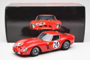Ferrari 250 GTO #24 J. Blaton / G. Langlois 2nd 24 Hours of Le Mans 1963 Kyosho 1:18 08432C Kov – obrázok 8 z 8