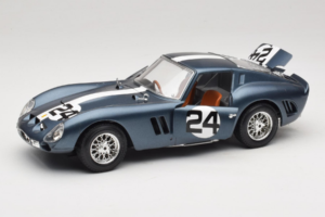 Ferrari 250 GTO #24 Modrý Biely Pruh 1962 Bburago 1:18 3011-B2 Kov – obrázok 2 z 8