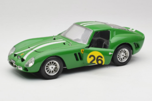 Ferrari 250 GTO #26 Zelený Biele Pruhy 1962 Bburago 1:18 3011-G3 Kov – obrázok 2 z 8