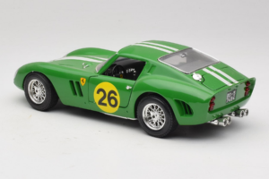 Ferrari 250 GTO #26 Zelený Biele Pruhy 1962 Bburago 1:18 3011-G3 Kov – obrázok 7 z 8