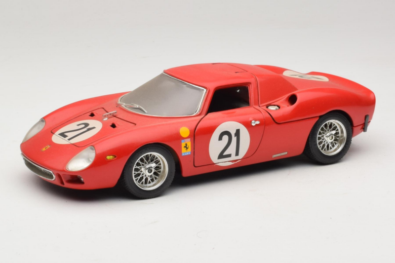 Ferrari 250 LM #21 M. Gregory / J. Rindt 24 Hours of Le Mans 1965 Bburago 1:18 3033-P2 Kov
