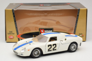 Ferrari 250 LM #22 Biely 1965 Bburago 1:18 3333-W1 Kov – obrázok 8 z 8