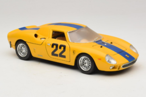 Ferrari 250 LM #22 Žltý 1965 Bburago 1:18 3333-Y1 Kov – obrázok 6 z 8