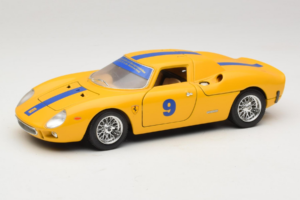 Ferrari 250 LM #9 Žltý 1965 Bburago 1:18 3033-Y1 Kov
