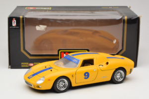 Ferrari 250 LM #9 Žltý 1965 Bburago 1:18 3033-Y1 Kov – obrázok 8 z 8