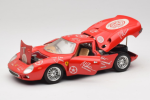 Ferrari 250 LM Červený Biely Essen Autographs Limitovaná Edícia Bburago 1:18 3033-P4 Kov – obrázok 2 z 8