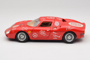 Ferrari 250 LM Červený Biely Essen Autographs Limitovaná Edícia Bburago 1:18 3033-P4 Kov – obrázok 4 z 8