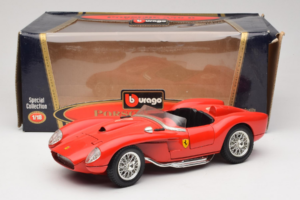 Ferrari 250 Testa Rossa #14 Červený Replacement Box 1957 Bburago 1:18 3007-R1 Kov – obrázok 8 z 8