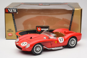 Ferrari 250 Testa Rossa #17 Červený 1957 Bburago 1:18 3007-R4 Kov – obrázok 8 z 8