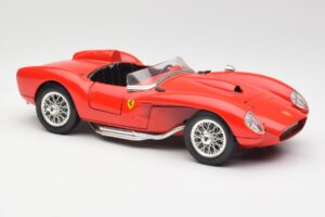 Ferrari 250 Testa Rossa Červený Bburago 1:18 3007 Kov – obrázok 6 z 8