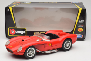 Ferrari 250 Testa Rossa Červený Replacement Box Bburago 1:18 3007-R2 Kov – obrázok 8 z 8