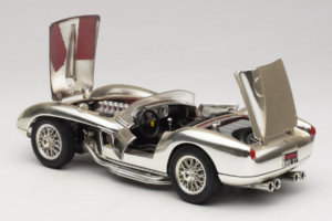 Ferrari 250 Testa Rossa Chrome Strieborný Bburago 1:18 3007-C1 Kov – obrázok 5 z 8