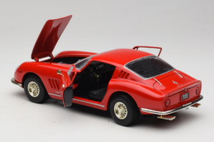 Ferrari 275 GTB/4 Červený S Palmou na Kapote ERTL 1:18 7483-P1 Kov – obrázok 5 z 8