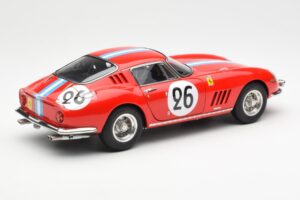 Ferrari 275 GTB Competizione #26 G. Biscaldi / A. de Bourbon Team Hugus 24 Hours of Le Mans 1966 CMC 1:18 M-199 Kov – obrázok 2 z 6