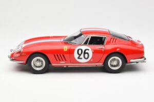 Ferrari 275 GTB Competizione #26 G. Biscaldi / A. de Bourbon Team Hugus 24 Hours of Le Mans 1966 CMC 1:18 M-199 Kov – obrázok 3 z 6