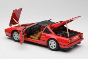 Ferrari 328 GTS Červený Anson 1:18 TY11078 Kov – obrázok 5 z 8