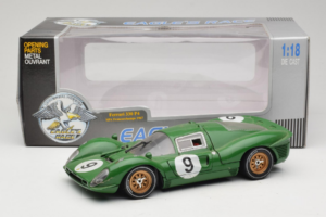 Ferrari 330 P4 #9 Zelený Spa-Francorchamps 1967 Eagles Race 1:18 41007 Kov – obrázok 8 z 8