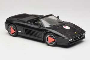 Ferrari 348 Spider Čierny Mira 1:18 6181 Kov – obrázok 6 z 8