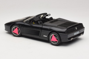 Ferrari 348 Spider Čierny Mira 1:18 6181 Kov – obrázok 7 z 8