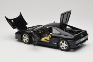 Ferrari 348 TB Čierny Mira 1:18 6101-R1 Kov – obrázok 5 z 8