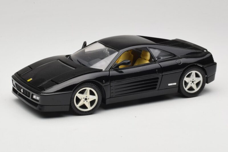 Ferrari 348 TB Čierny Mira 1:18 6101-R1 Kov
