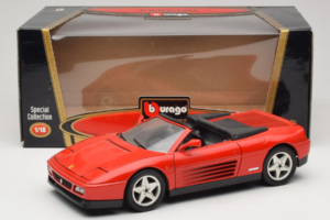 Ferrari 348 TB Červený Bburago 1:18 3039-P4 Kov – obrázok 8 z 8