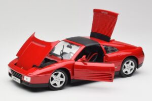 Ferrari 348 TS Červený Maisto 1:18 52119 Kov – obrázok 2 z 8