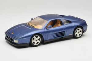 Ferrari 348tb Tmavo Modrý Metalický Bburago 1:18 3039-B1 Kov