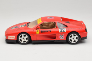 Ferrari 348 TB #32 Pirelli Červený 1989 Bburago 1:18 3039-P1 Kov – obrázok 4 z 8