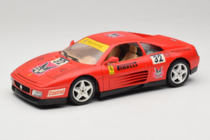 Ferrari 348 TB #32 Pirelli Červený 1989 Bburago 1:18 3039-P1 Kov