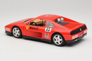 Ferrari 348 TB #32 Pirelli Červený 1989 Bburago 1:18 3039-P1 Kov – obrázok 7 z 8