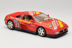 Ferrari 348 TB #5 Monroe Červený 1989 Bburago 1:18 3039-M1 Kov – obrázok 6 z 8