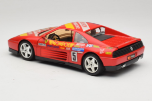 Ferrari 348 TB #5 Monroe Červený 1989 Bburago 1:18 3039-M1 Kov – obrázok 7 z 8