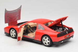 Ferrari 348tb Červený Bburago 1:18 3039-R1 Kov – obrázok 5 z 8