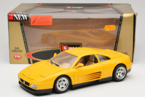 Ferrari 348 TB Žltý Replacement Box Bburago 1:18 3039-R2 Kov – obrázok 8 z 8