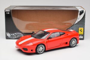 Ferrari 360 Challenge Stradale Červený Hot Wheels 1:18 C0407 Kov – obrázok 8 z 8