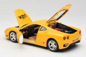 Ferrari 360 Modena 25 Jahre FMC Žltý Bburago 1:18 3358-Y1 Kov – obrázok 5 z 8