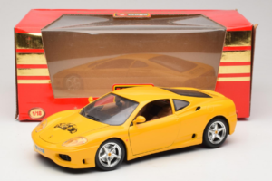 Ferrari 360 Modena 25 Jahre FMC Žltý Bburago 1:18 3358-Y1 Kov – obrázok 8 z 8