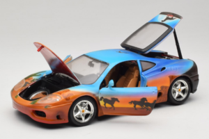 Ferrari 360 Modena Bracio Gotz Running Horses Livery Bburago 1:18 3358-B1 Kov – obrázok 2 z 8