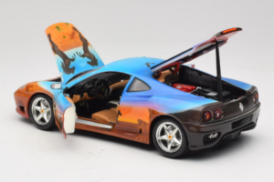 Ferrari 360 Modena Bracio Gotz Running Horses Livery Bburago 1:18 3358-B1 Kov – obrázok 5 z 8
