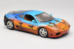 Ferrari 360 Modena Bracio Gotz Running Horses Livery Bburago 1:18 3358-B1 Kov – obrázok 6 z 8