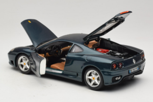 Ferrari 360 Modena Tmavo Zelený Metalíza Bburago 1:18 3358-G2 Kov – obrázok 4 z 7