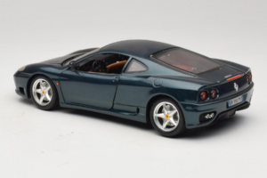 Ferrari 360 Modena Tmavo Zelený Metalíza Bburago 1:18 3358-G2 Kov – obrázok 6 z 7