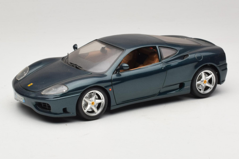Ferrari 360 Modena Tmavo Zelený Metalíza Bburago 1:18 3358-G2 Kov