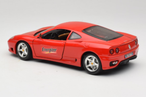 Ferrari 360 Modena Energizer Červený Bburago 1:18 3358-P3 Kov – obrázok 7 z 8